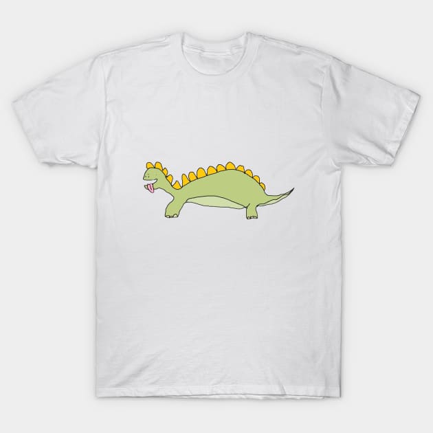 MS Paint Stegosarus T-Shirt by Doobber